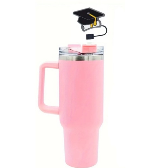 Straw Topper for Grads, NEW, Black, 10mm Straws - Picture 3 of 9